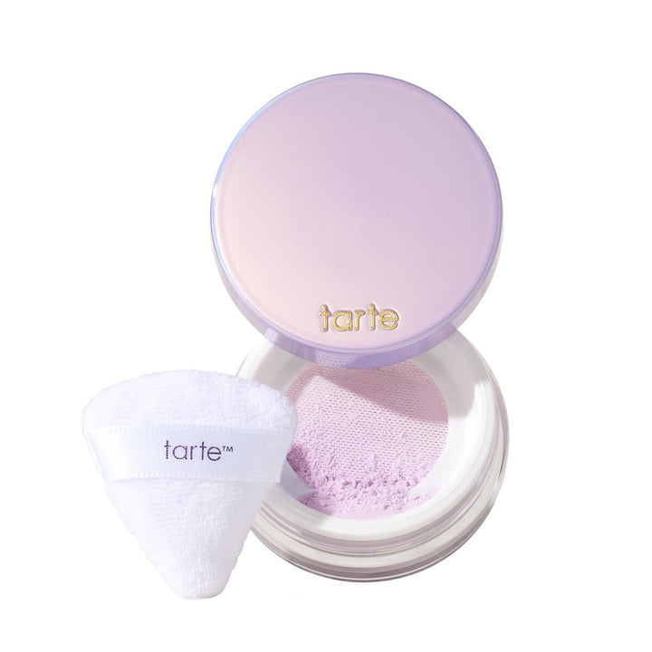 tarte front packaging showing lavender jar and travel-size convenience