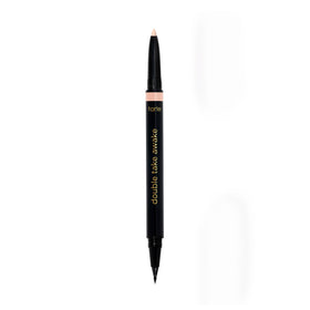 tarte double take awake front packaging showing dual-ended pen benefits
