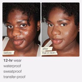 tarte application brush spreading foundation for seamless, natural finish