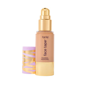 tarte foundation front packaging shows sleek bottle and shade for easy selection