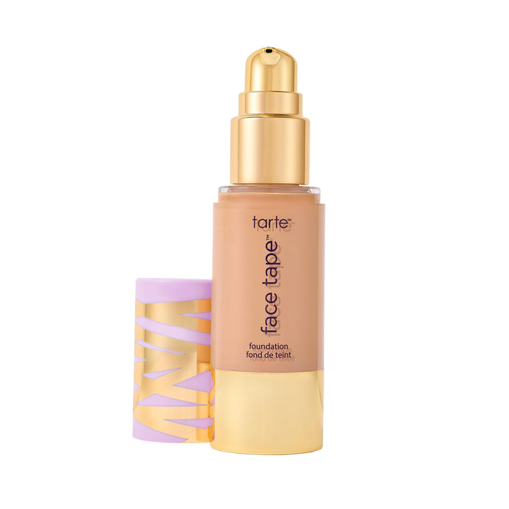 tarte foundation front packaging shows sleek bottle and shade for easy selection
