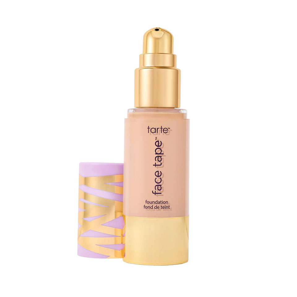 tarte bottle front view shows sleek packaging and durable finish benefit