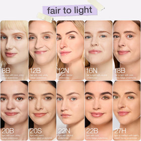 tarte lifestyle model wearing foundation all-day confidence and matte finish