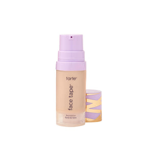 tarte front packaging showing compact travel bottle and product name for easy packing