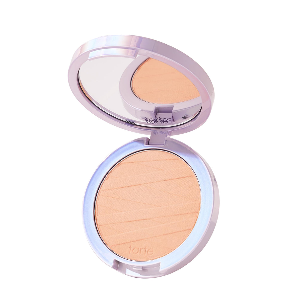 tarte compact front view showing sleek packaging and travel benefit