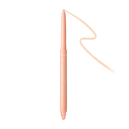 tarte front-view of twist-up pencil showing nude shade and cap, brightens instantly