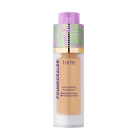 tarte front packaging showing medium golden shade and product benefit