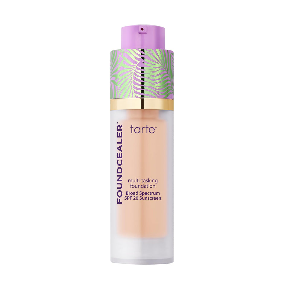 tarte front packaging showing bottle and label, highlights convenience