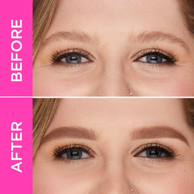 tarte frameworker brow pomade applied with angled brush for precise shaping