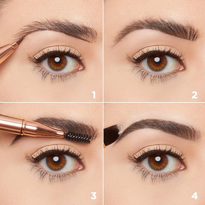 tarte frameworker brow pomade staged on vanity showing everyday grooming use