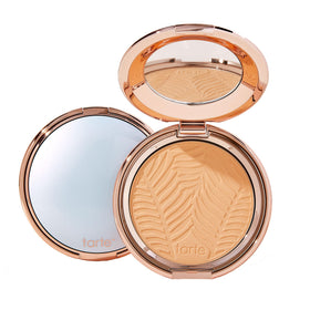 tarte compact front view showing sleek packaging and portable design benefit