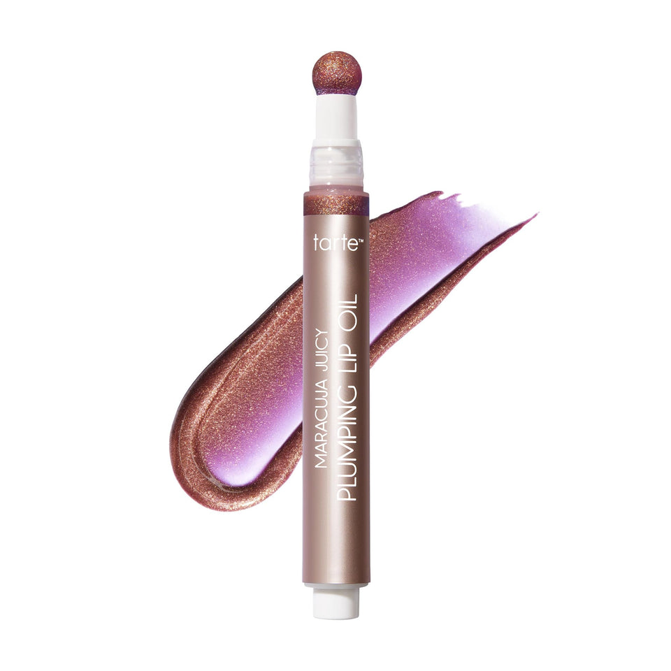 tarte front packaging showing full-size product and shimmer benefits