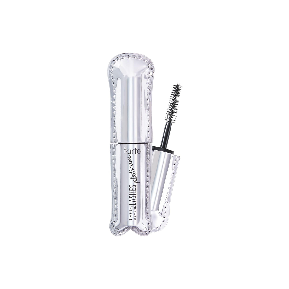 tarte front tube travel size showing compact mascara for on-the-go wear
