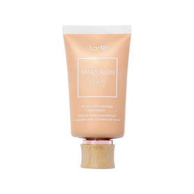 tarte front packaging showing full-size foundation and clean design benefits portability
