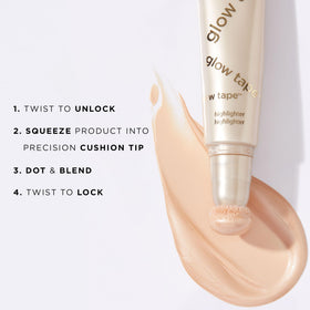 tarte next to common items to show travel-friendly size and portability benefits