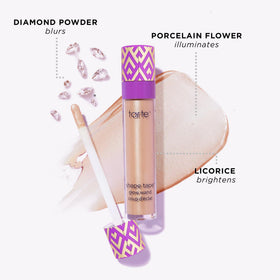 tarte swatch on fair skin demonstrates sheer luminous coverage and buildability