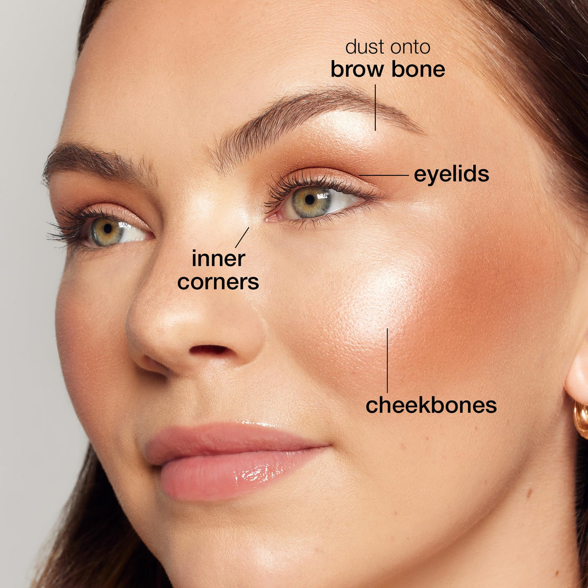 tarte close-up of powder pans highlighting fine milled texture and blendability