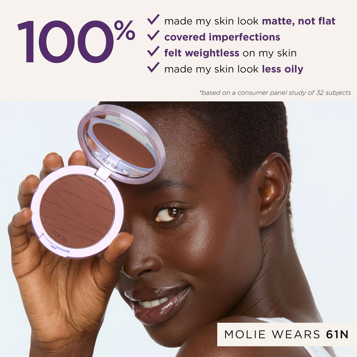 tarte ingredients detail highlighting hyaluronic acid and peptides for hydration