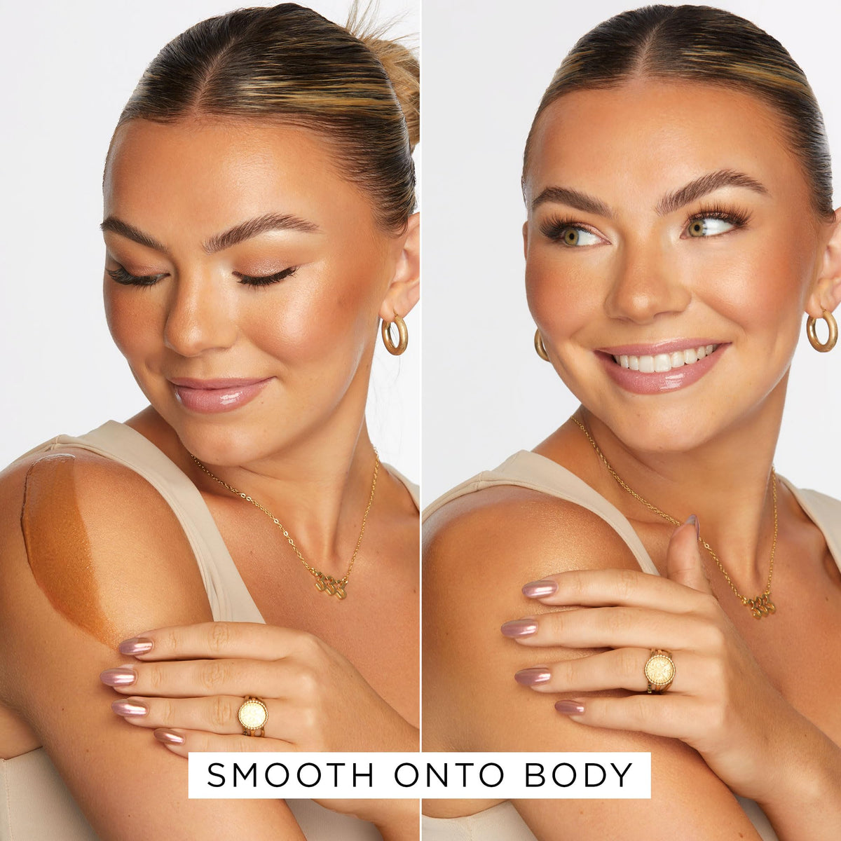 tarte bottle mixed into moisturizer illustrating easy customization and added hydration