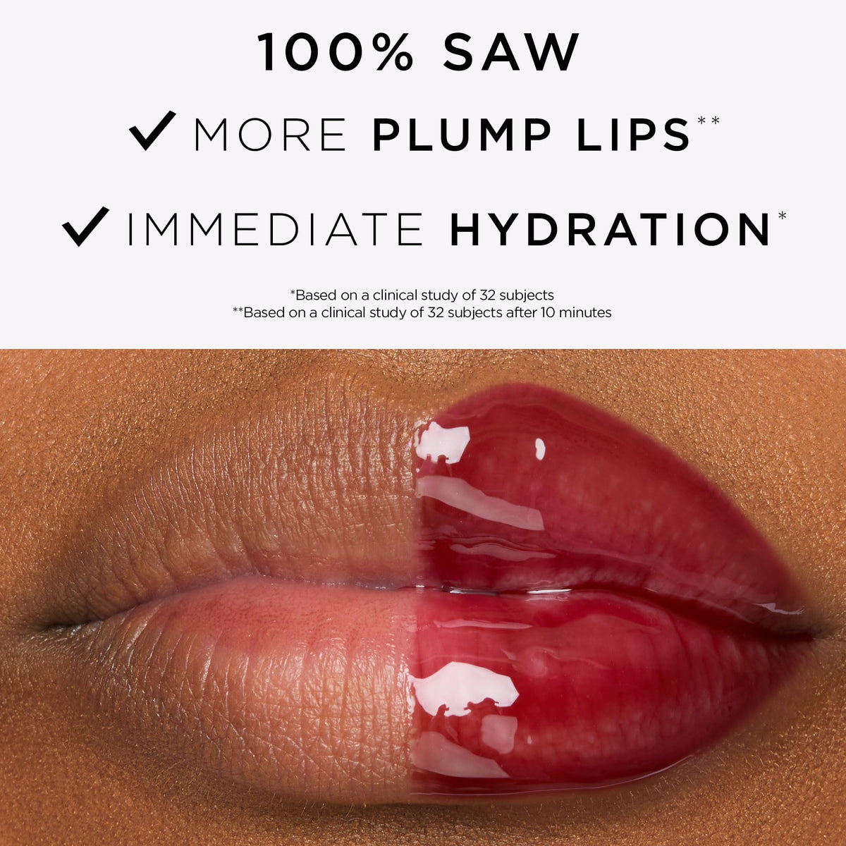 tarte lip swatch cinnamon shade on skin showing warm color payoff