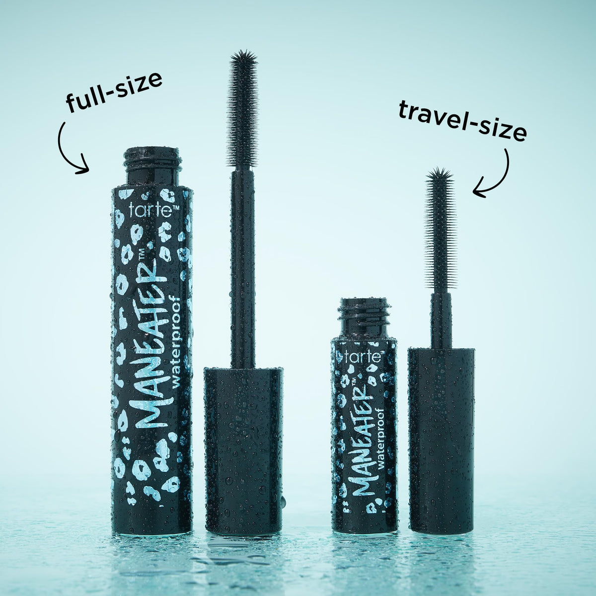 tarte maneater label close-up lists claims and safety benefits
