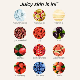 tarte back label close-up showing ingredients and clean-beauty benefits