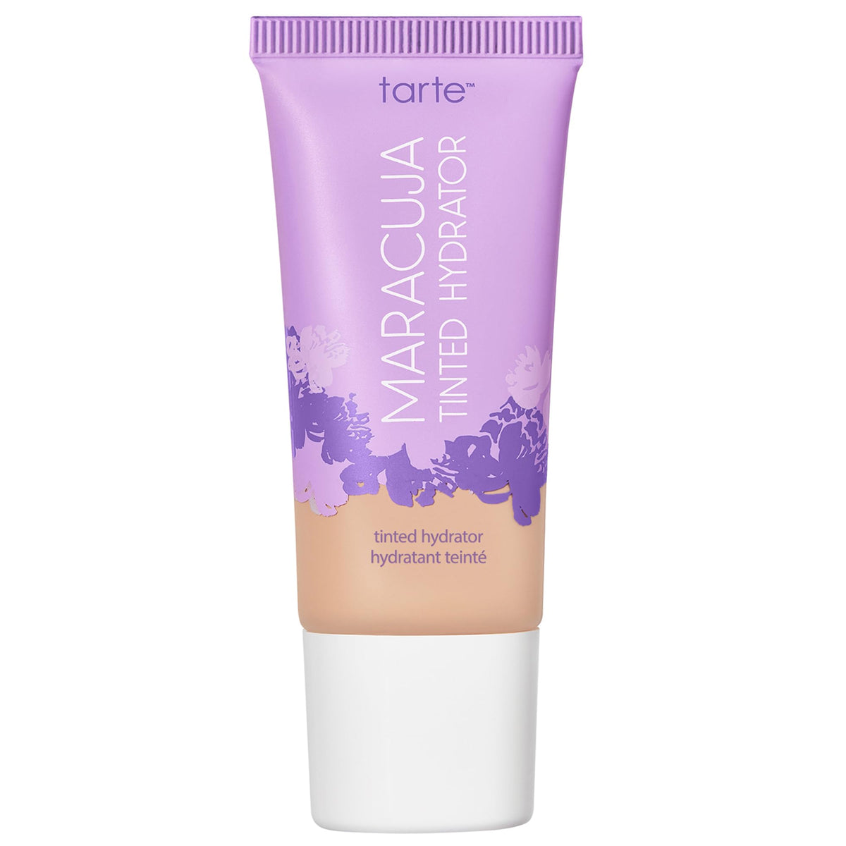 tarte front packaging of maracuja tinted moisturizer shows shade 10N and benefits