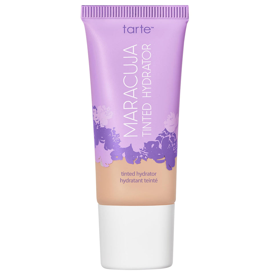 tarte front packaging of maracuja tinted moisturizer shows shade 10N and benefits
