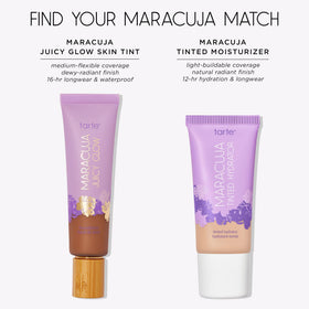 tarte maracuja ingredients close-up featuring maracuja oil for nourishing skin benefits