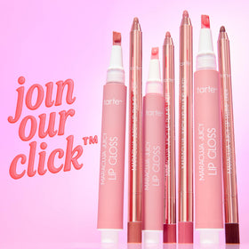 tarte maracuja gloss cap off showing label and ingredient focus for informed purchase