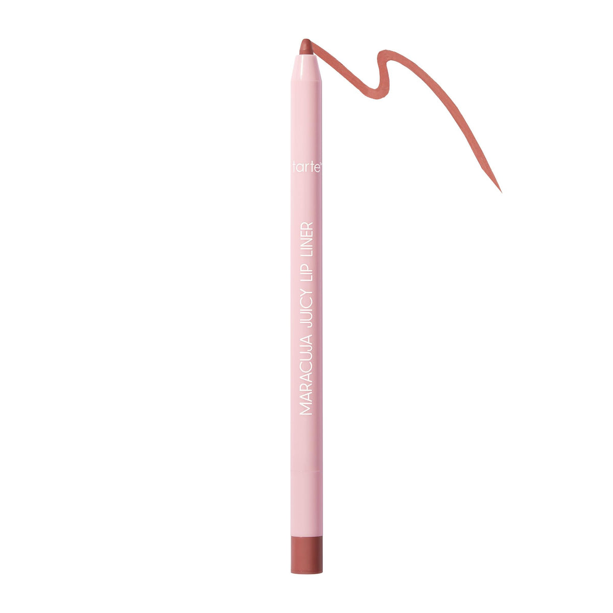 tarte front packaging showing rosy brown liner and brand clarity