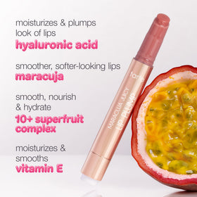 tarte color swatches on arm displaying buildable tint and glossy finish benefit