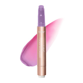 tarte front tube showing grape shade and glossy finish benefit