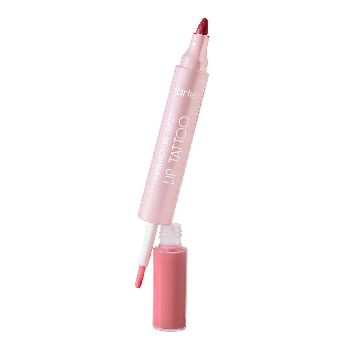tarte front packaging showing product and rose shade, clear branding and benefit