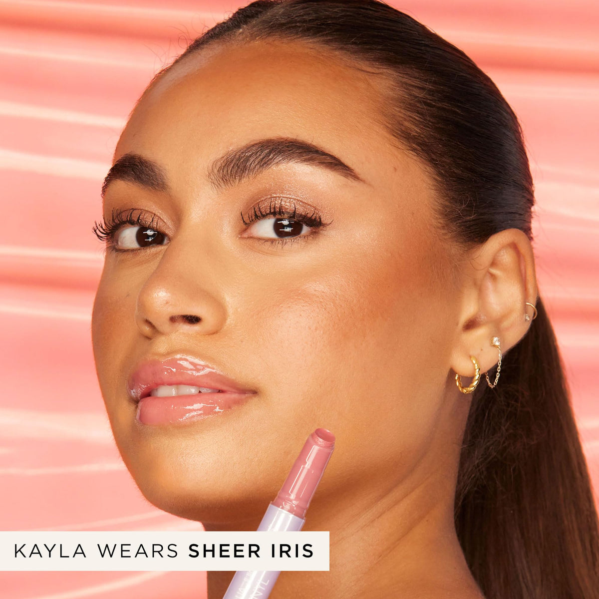 tarte gloss creamy texture close-up showing hydrating shine benefit
