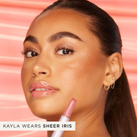 tarte gloss creamy texture close-up showing hydrating shine benefit