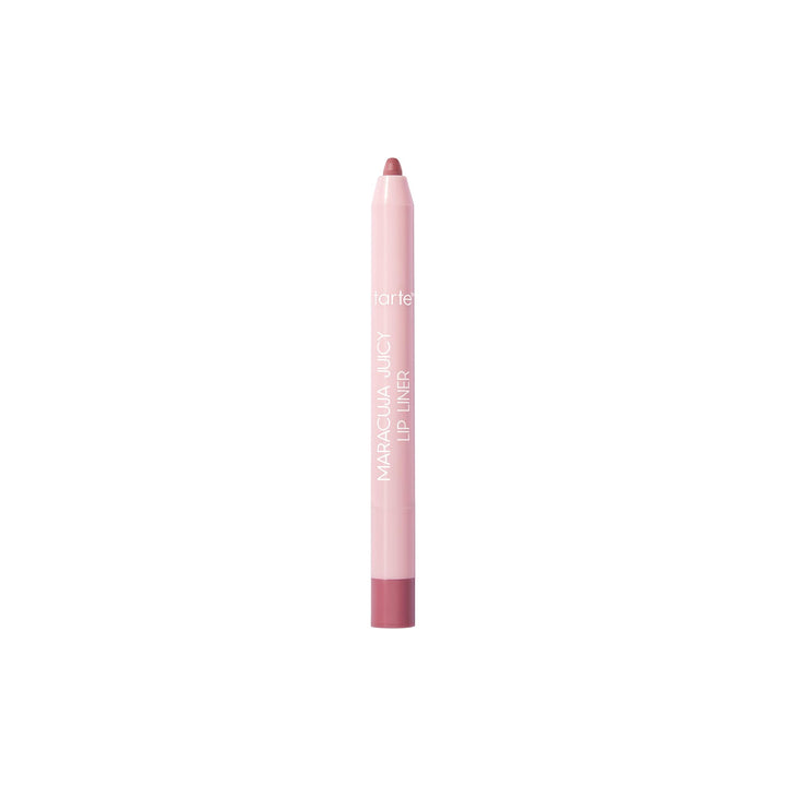 tarte lip liner front packaging shows mauve shade and travel size benefit