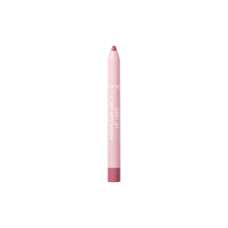 tarte lip liner front packaging shows mauve shade and travel size benefit