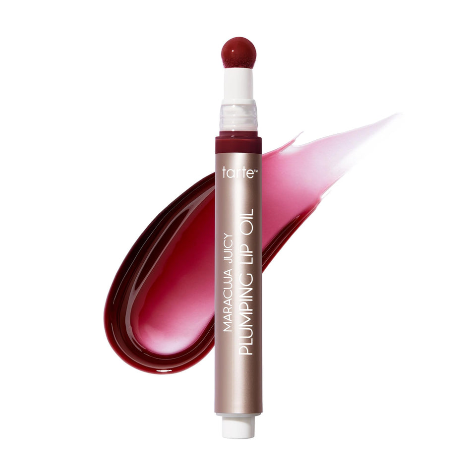 tarte front packaging showing glossy honeysuckle shade and brand benefit
