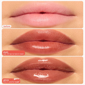 tarte swatch on fair skin demonstrating cinnamon spice payoff