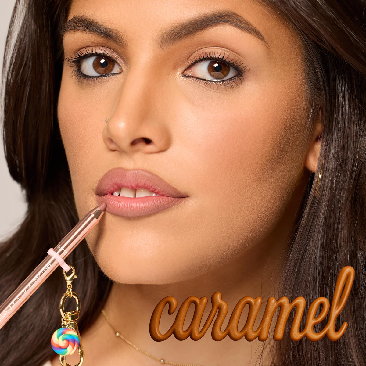 tarte creamy texture swatch demonstrating hydrating finish and plumping look