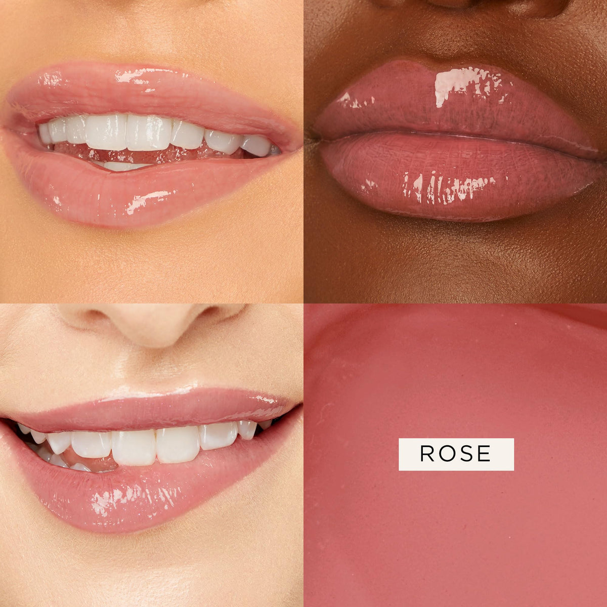 tarte three open tubes displayed with swatches benefit: compare textures and colors