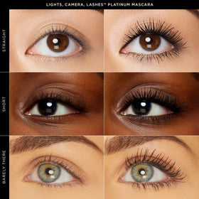 tarte before-and-after lashes showing fuller, longer looking lashes