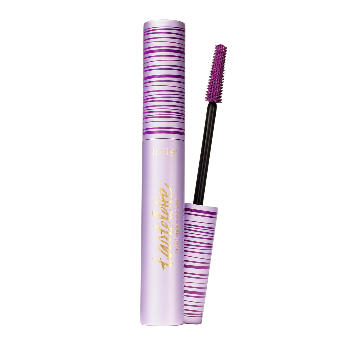 tarte front packaging showing magenta tube and product benefit of intense color