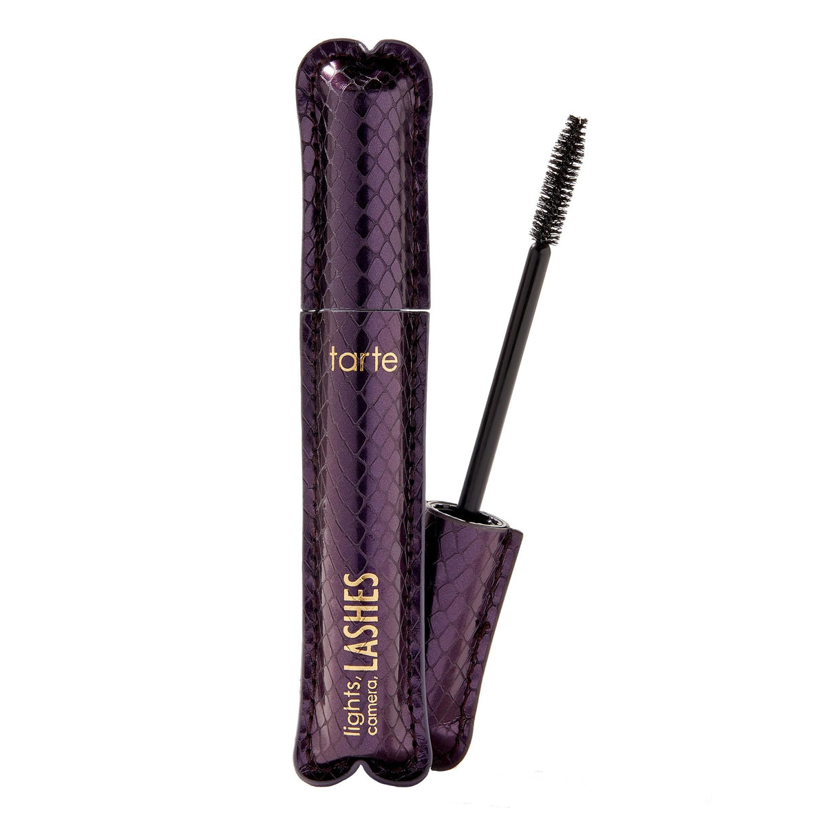 tarte front packaging showing tube and bold black finish for clear product ID