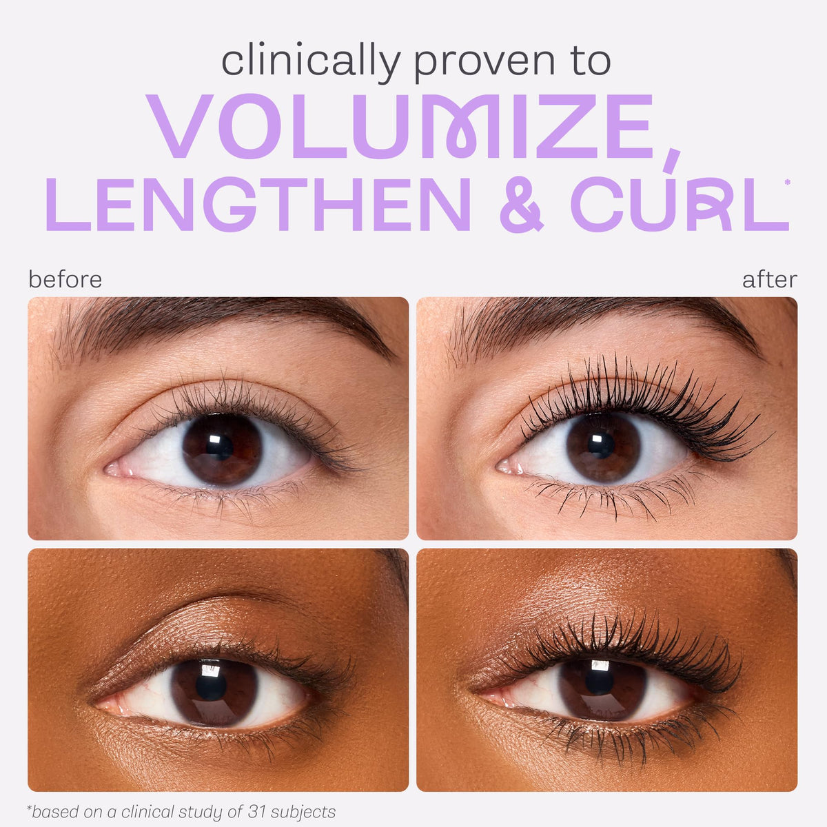 tarte mascara removal demo with warm water, easy tubing removal without rubbing