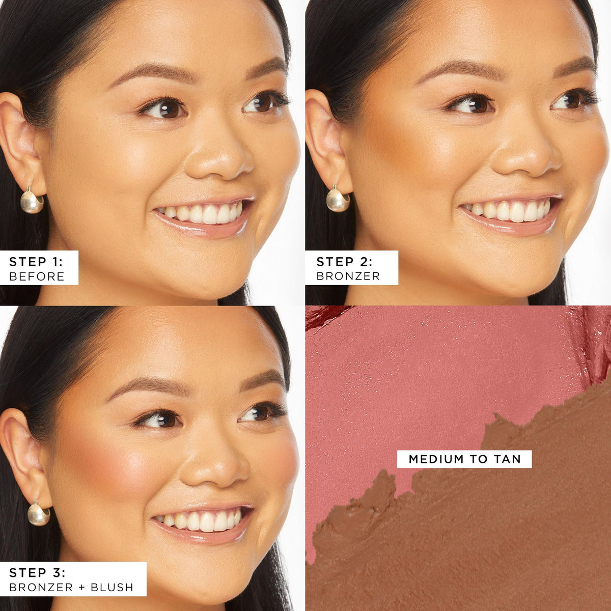 tarte open duo showing cream texture and creamy finish for blendability
