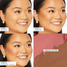 tarte open duo showing cream texture and creamy finish for blendability