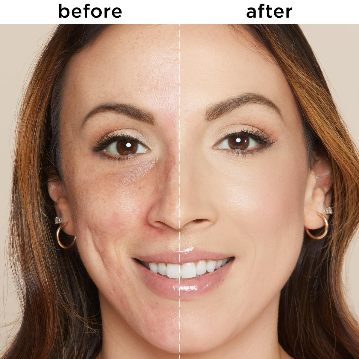 tarte product pump and cap detail emphasizing secure dispenser and precise application benefit