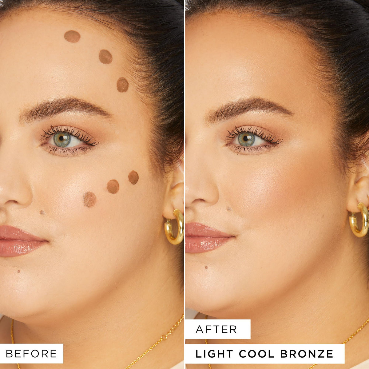 tarte cushion tip close-up for precise, no-mess application